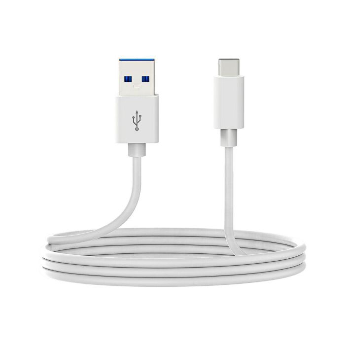 Cable USB A a USB C DCU 30402065 Blanco