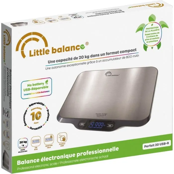 Little Balance Báscula profesional Perfect 20 - USB - Reparable 4