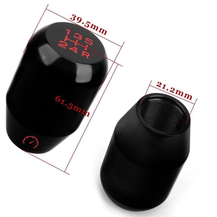 Occ Sport Pomo Palanca De Cambios Aluminio Negro OCCPOM004 5 Marchas Manual MT Universal 3 Occ Sport Pomo Palanca De Cambios Aluminio Negro OCCPOM004 5 Marchas Manual MT Universal 3