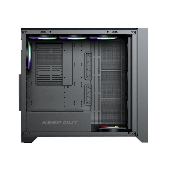 Keep Out Caja de PC Gaming XC-911PROXL+ E-ATX/ATX/Micro-ATX/ITX Negra Vidrio Templado ARGB 2