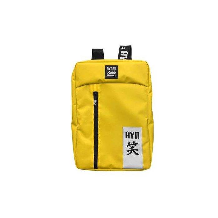 Mochila Portatil Smile Akira Antirobo 16 Amarillo