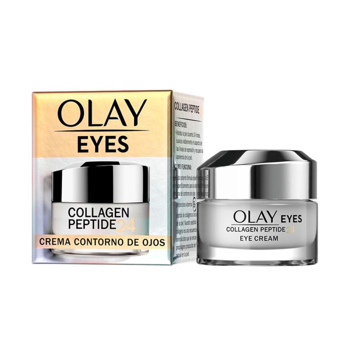 Olay REGENERIST COLLAGEN PEPTIDE24 Crema Contorno de Ojos con Péptidos de Colágeno y Vitamina B3, Hidratación Profunda para Todo Tipo de Pieles, 15 ml Olay REGENERIST COLLAGEN PEPTIDE24 Crema Contorno de Ojos con Péptidos de Colágeno y Vitamina B3, Hidratación Profunda para Todo Tipo de Pieles, 15 ml