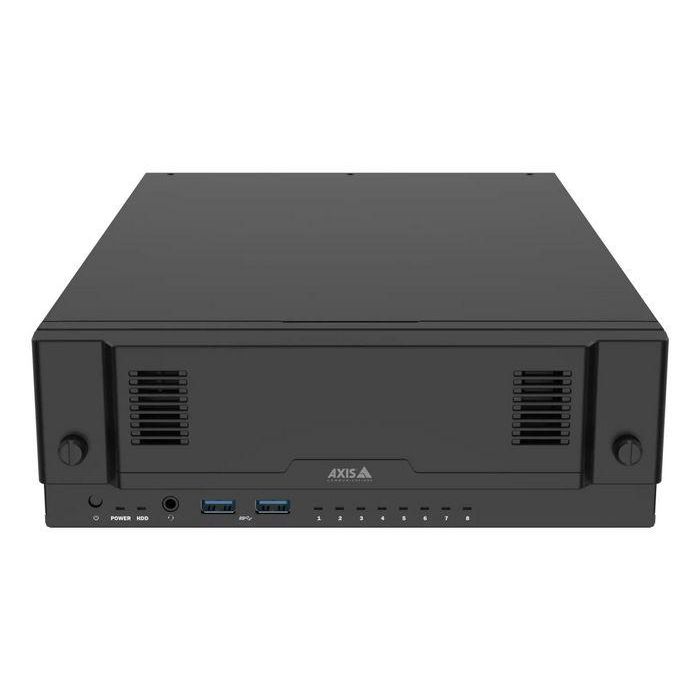 Axis S2208 Mk II Grabador de red NVR todo-en-uno silencioso 4 TB, 8 canales con licencia Camera Station Pro y switch PoE