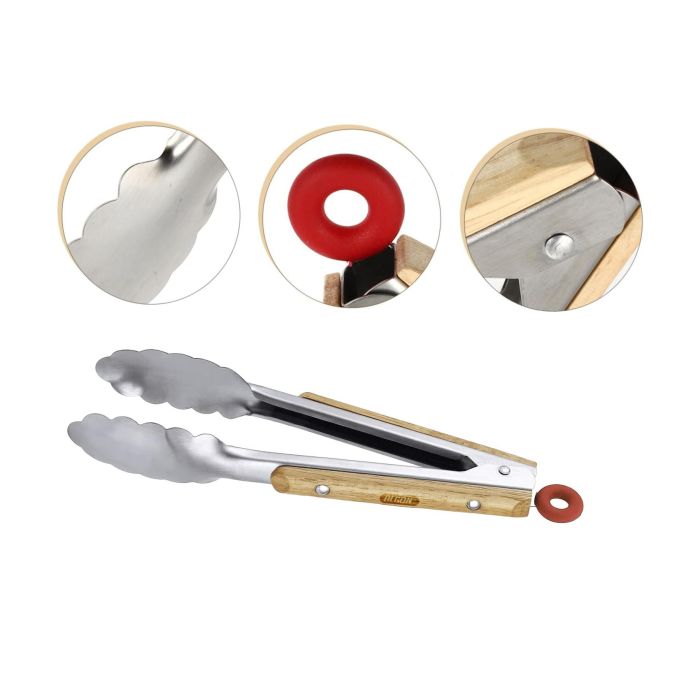 Pinzas Barbacoa Wood 23Cm Algon Bbq (24 Unidades) 7