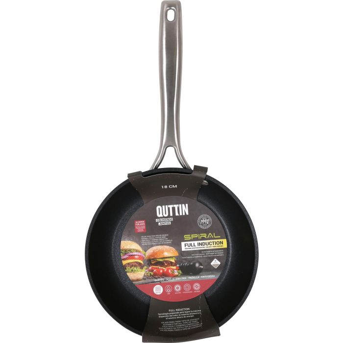 Sartén de aluminio forjado 18 cm Full Spiral Quttin (4 Unidades) 1 Sartén de aluminio forjado 18 cm Full Spiral Quttin (4 Unidades) 1