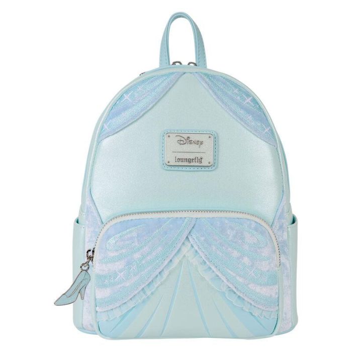 Loungefly Mini Mochila Brillante Cenicienta Disney Piel Sintética 26cm