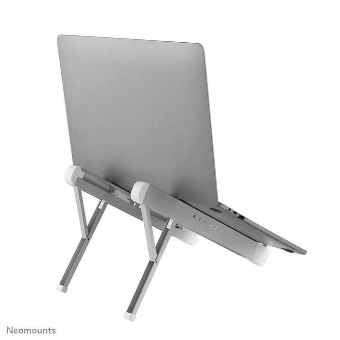 Neomounts NSLS010 Soporte Plegable y Ajustable para Portátiles 11-17" con 6 Alturas, Capacidad 5kg, Diseño Ultra-Delgado Plata 2 Neomounts NSLS010 Soporte Plegable y Ajustable para Portátiles 11-17" con 6 Alturas, Capacidad 5kg, Diseño Ultra-Delgado Plata 2