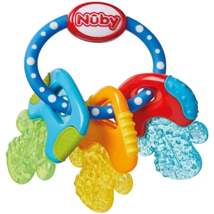 Nuby Anillo de Dentición Llaves de Refrigeración 4m+ Multicolor 0 Nuby Anillo de Dentición Llaves de Refrigeración 4m+ Multicolor 0