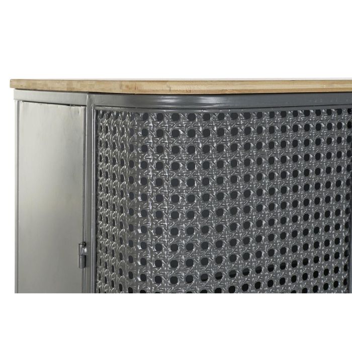 DKD Home Decor Estantería Loft Industrial con 2 Puertas y 2 Estantes de Metal y Madera, Gris Natural 79x39x133 cm 8 DKD Home Decor Estantería Loft Industrial con 2 Puertas y 2 Estantes de Metal y Madera, Gris Natural 79x39x133 cm 8