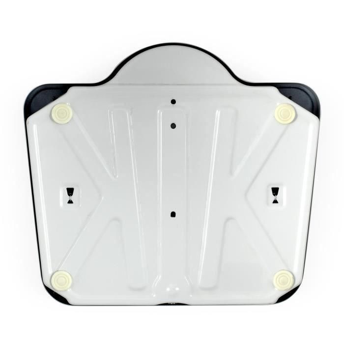 Livoo DOM490 Báscula de baño mecánica retro, sin batería, metal antideslizante, máx. 136 kg, blanco 2