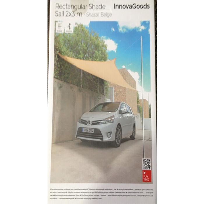 Toldo Vela Sombra Rectangular Shazail Innovago - Inde (4 Unidades) 6 Toldo Vela Sombra Rectangular Shazail Innovago - Inde (4 Unidades) 6