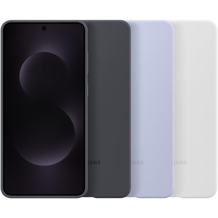 Samsung EF-PS937 Funda de Silicona para Galaxy S25 Edge Gris Claro 5