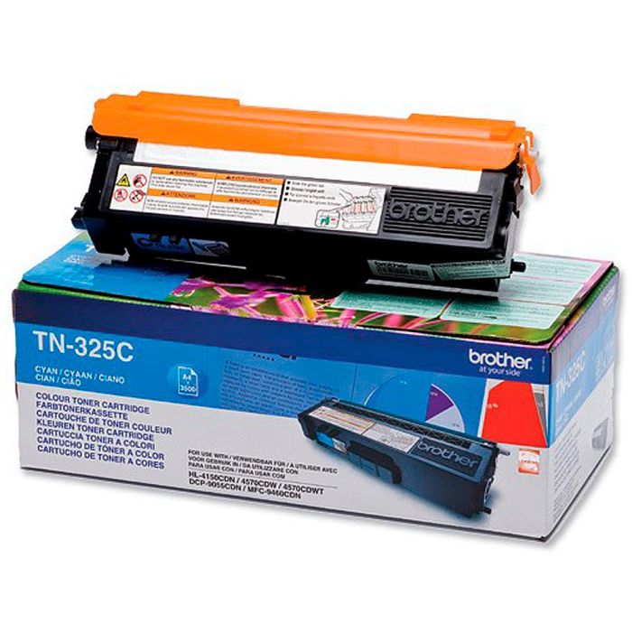 Toner Brother Tn-325C Cian -3.500Pag- Hl-4140Cn Hl-4150Cdn Hl-4570Cdw Dcp-9055Cdn Dcp-9270Cdw 1