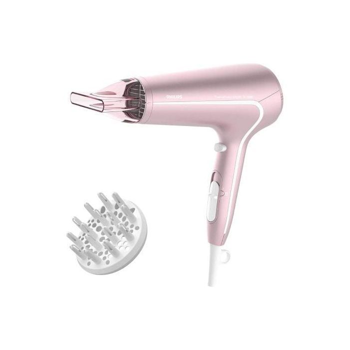 SECADOR DE PELO PHILIPS DRYCARE ADVANCED ROSA - 2300W - IONIZADOR - CABLE 1.8M - ARO PARA COLGAR - INCLUYE DIFUSOR Y BOQUILLA 11MM SECADOR DE PELO PHILIPS DRYCARE ADVANCED ROSA - 2300W - IONIZADOR - CABLE 1.8M - ARO PARA COLGAR - INCLUYE DIFUSOR Y BOQUILLA 11MM