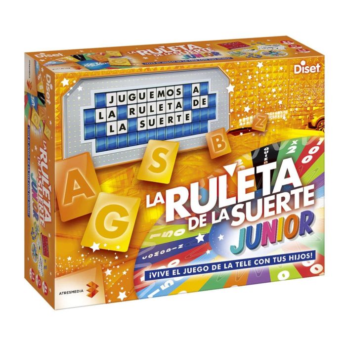 Diset 46207 La Ruleta De La Suerte Junior - Juego de Mesa para Niños y Familia, Basado en TV, Contenido Actualizado, +8 Años 0 Diset 46207 La Ruleta De La Suerte Junior - Juego de Mesa para Niños y Familia, Basado en TV, Contenido Actualizado, +8 Años 0
