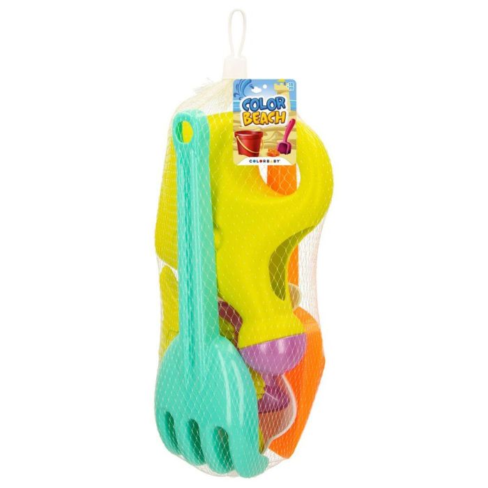 Set de Juguetes de Playa Colorbaby 6 Piezas 27 cm (12 Unidades) 2 Set de Juguetes de Playa Colorbaby 6 Piezas 27 cm (12 Unidades) 2