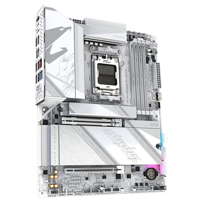 Gigabyte Placa Base X870 AORUS ELITE X3D ICE, AMD X870, Socket AM5, DDR5 2