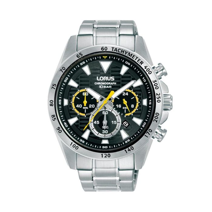 Reloj Hombre Lorus RT351KX9 Negro Plateado Reloj Hombre Lorus RT351KX9 Negro Plateado