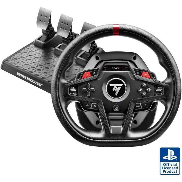 Thrustmaster THR3362934112554 Volante T248R para PC, Ergonómico y Versátil, 280 mm, Negro
