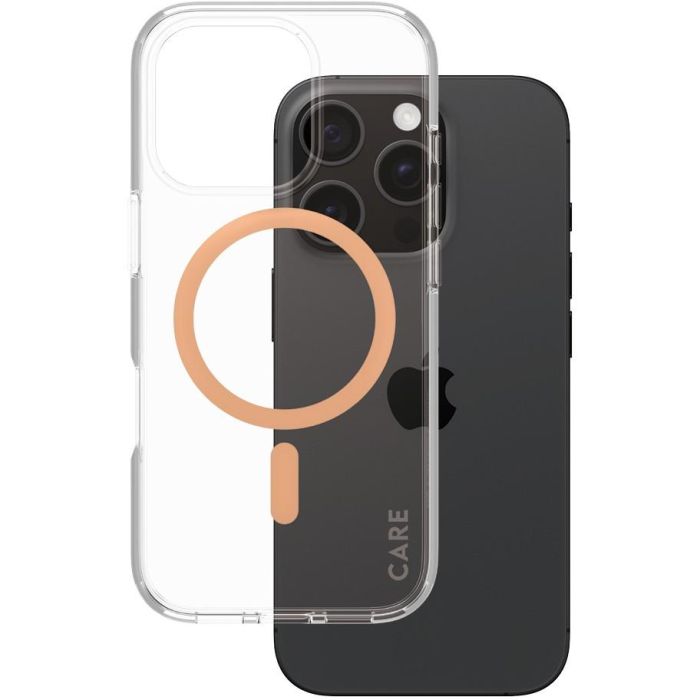 PanzerGlass CARE Case Flagship Peachy MagSafe para iPhone 16 Pro