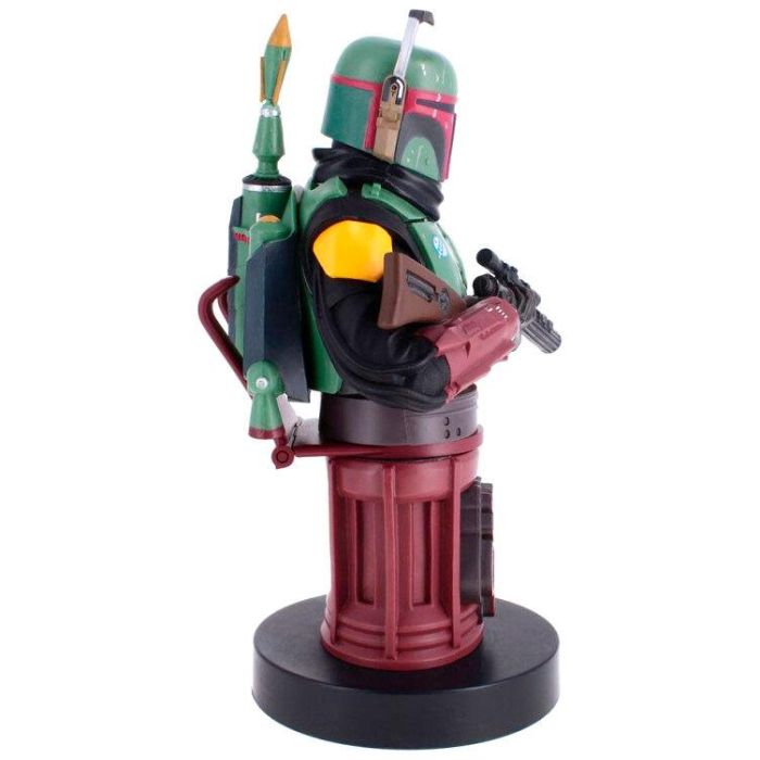 EXQUISITE GAMING Cable Guy Soporte Boba Fett The Book of Boba Fett Star Wars Figura 20cm EXQUISITE GAMING Cable Guy Soporte Boba Fett The Book of Boba Fett Star Wars Figura 20cm
