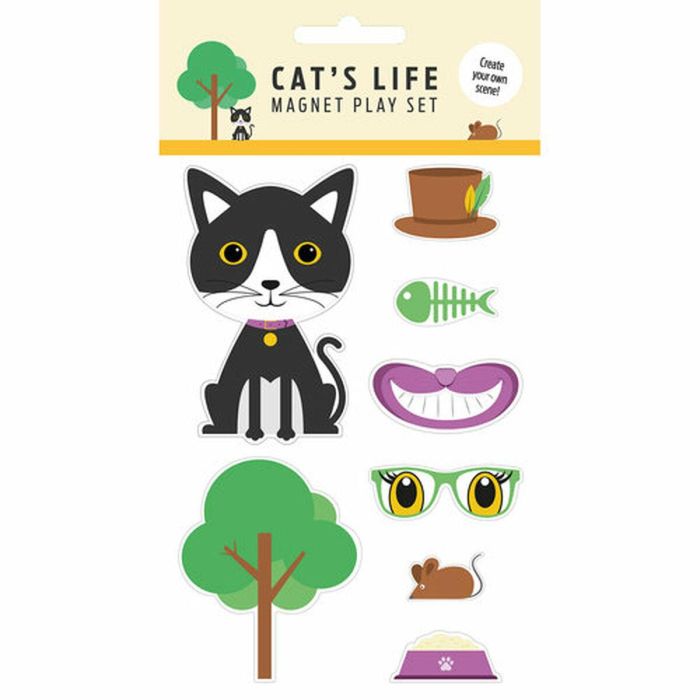 Imanes Magnet & Steel Multicolor Gato 8 Piezas 2 Imanes Magnet & Steel Multicolor Gato 8 Piezas 2