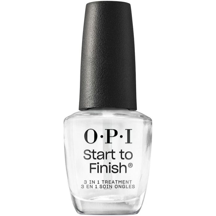 OPI START TO FINISH 3 en 1 Tratamiento base, top coat y fortalecedor para uñas vegano con vitaminas A y E 15 ml