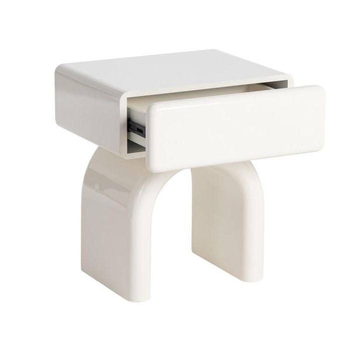 Mesita Lacado Crema Dm Dormitorio 50 X 40 X 57 cm