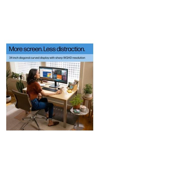 HP 86.4cm (34") Quad HD 3440 x 1440, 21:9, 250cd/m², 5ms, 178°/178°, 3000:1 11 HP 86.4cm (34") Quad HD 3440 x 1440, 21:9, 250cd/m², 5ms, 178°/178°, 3000:1 11