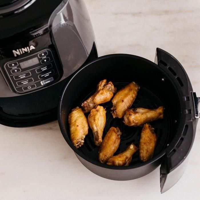 Ninja AF100EU Freidora de Aire 4 en 1, 3.8L, 1550W, Apto para Congelados, 4 Funciones: Freír, Asar, Recalentar, Deshidratar 4 Ninja AF100EU Freidora de Aire 4 en 1, 3.8L, 1550W, Apto para Congelados, 4 Funciones: Freír, Asar, Recalentar, Deshidratar 4
