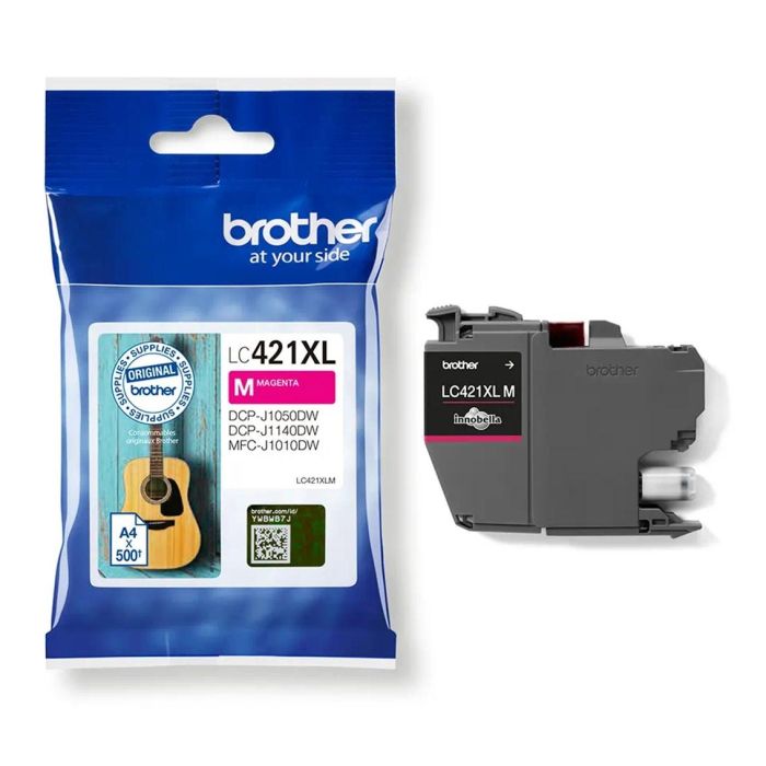 BROTHER Cartucho de tinta magenta de larga duracion LC421XLM para DCP-J1050DW / DCP-J1140DW / MFC-J1 1