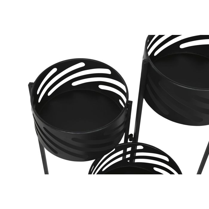 DKD Home Decor Macetero Loft Negro 51 x 23 x 71 cm (2 Unidades) 1