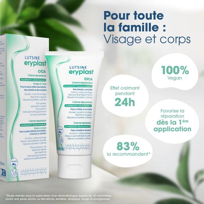 Lutsine E45 ERYPLAST CICA crema reparadora 100 ml para piel sensible 4