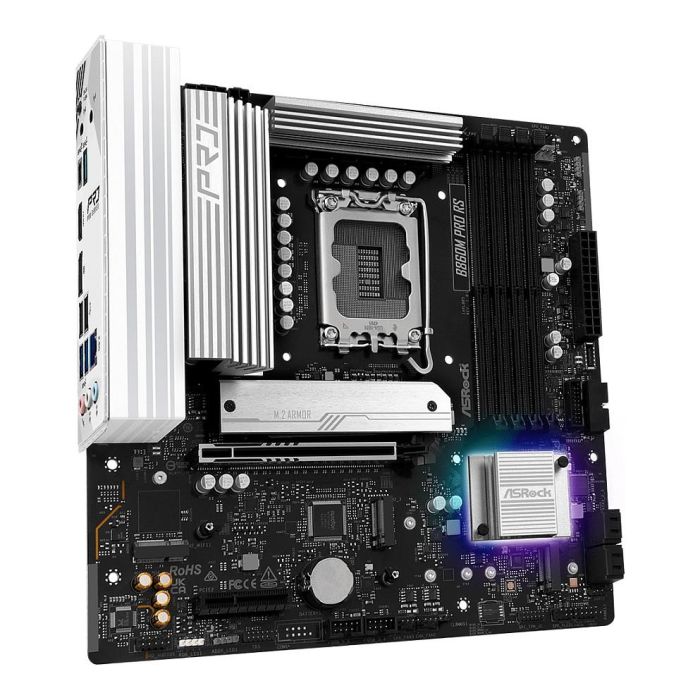 ASRock B860M Pro RS Placa Base mATX HDMI/DP DDR5 para PC Intel LGA 1851 3 ASRock B860M Pro RS Placa Base mATX HDMI/DP DDR5 para PC Intel LGA 1851 3