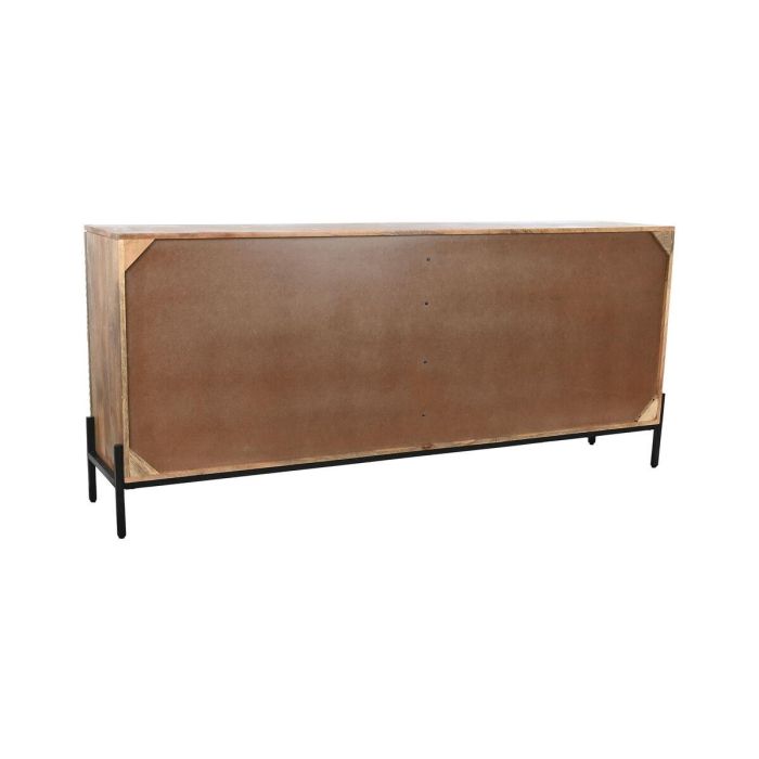 Aparador Home ESPRIT Negro Dorado Natural Madera 180 x 40 x 80 cm 1 Aparador Home ESPRIT Negro Dorado Natural Madera 180 x 40 x 80 cm 1