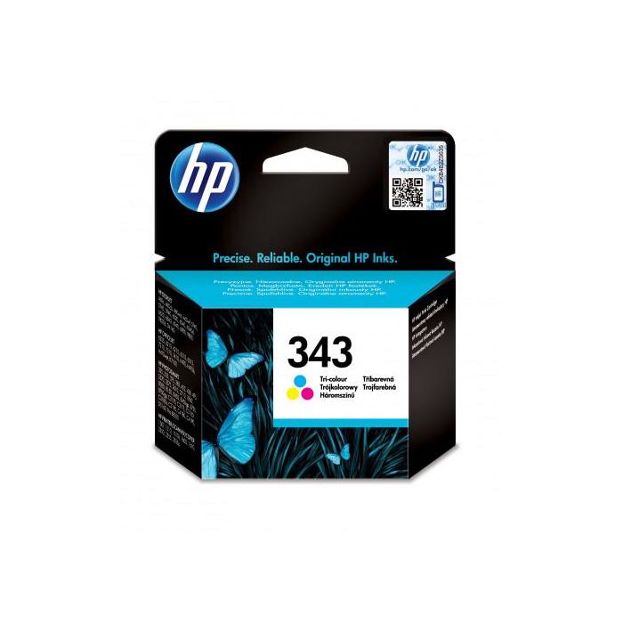 HP PSC-325/375/1510/1610/2355/2610/2710, Deskjet 5740/6540/6840,PS-8150/8450 Cart.Col. Nº343, 7ml.