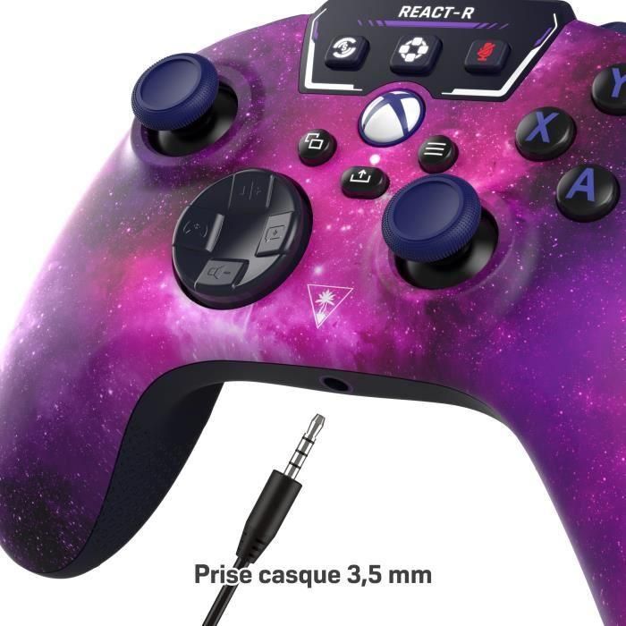 Controlador de juego con cable - TURTLE BEACH - REACT-R - Nebula - Xbox y Windows 3 Controlador de juego con cable - TURTLE BEACH - REACT-R - Nebula - Xbox y Windows 3