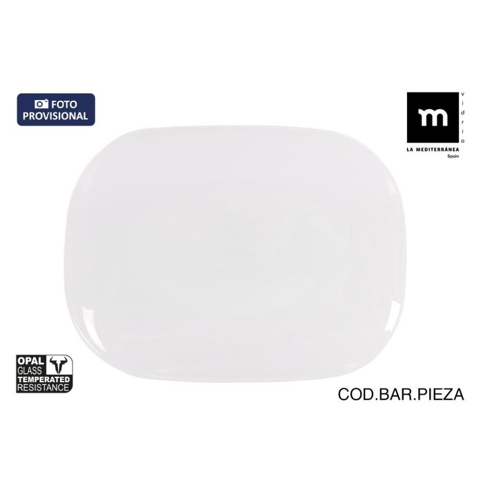 La Mediterranea Fuente Palaos Opal Rectangular 35.5 cm x 25.4 cm (12 Unidades) La Mediterranea Fuente Palaos Opal Rectangular 35.5 cm x 25.4 cm (12 Unidades)