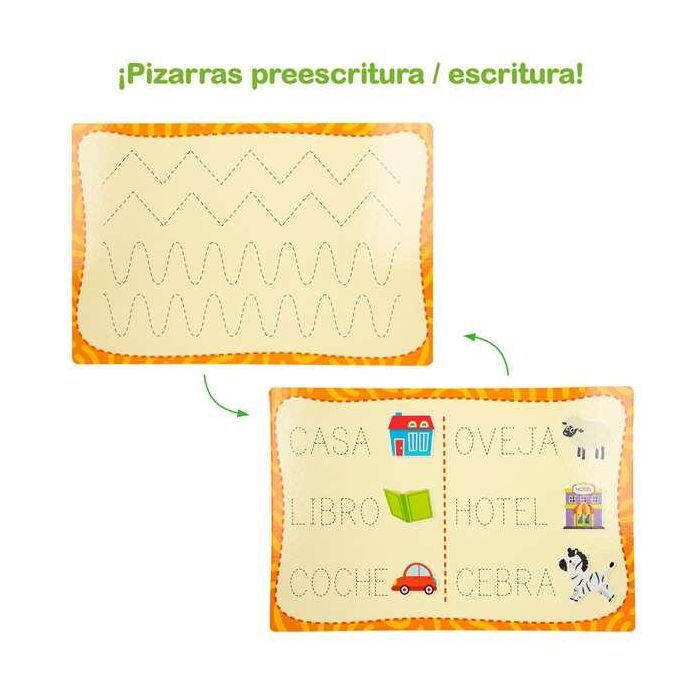 Juego educativo montessori escuela de escritura. una escuela infantil para aprender a escribir y leer. 7