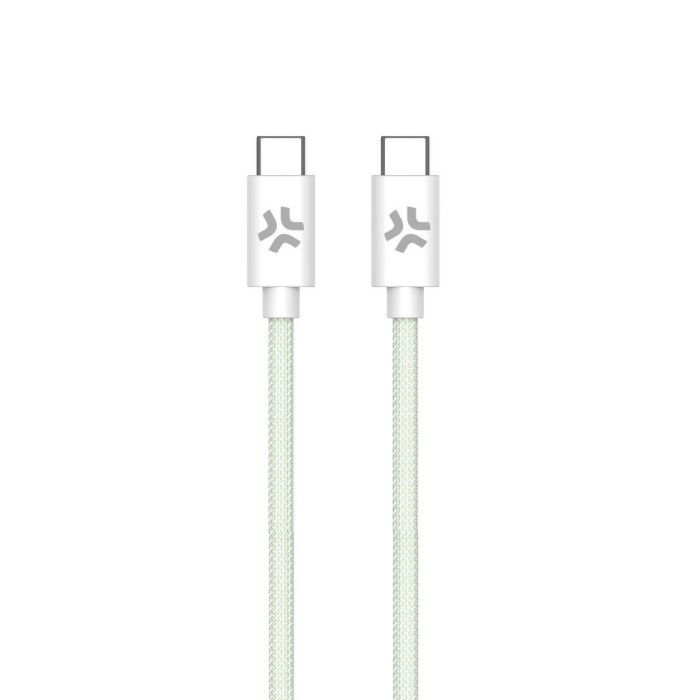 Cable USB-C Celly USBCUSBCCOTTGN Verde 1,5 m