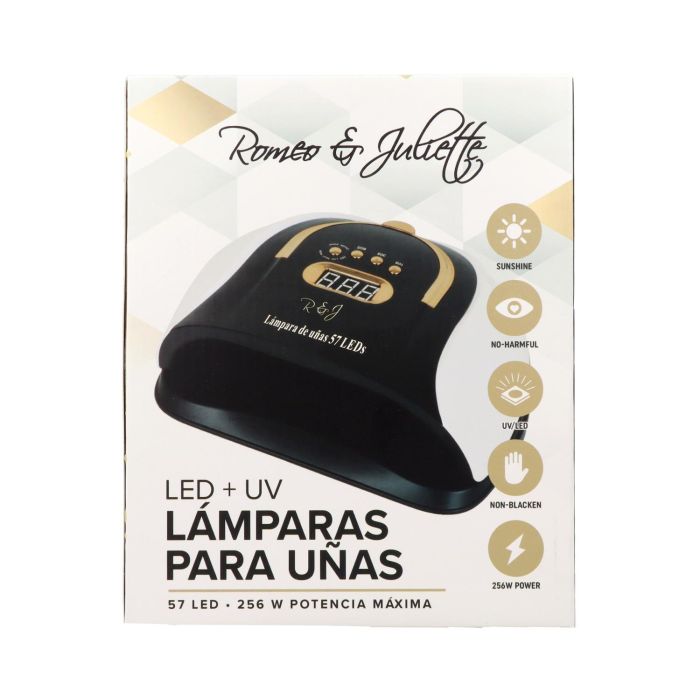 Albi Lámpara LED UV 256V Negra para Uñas