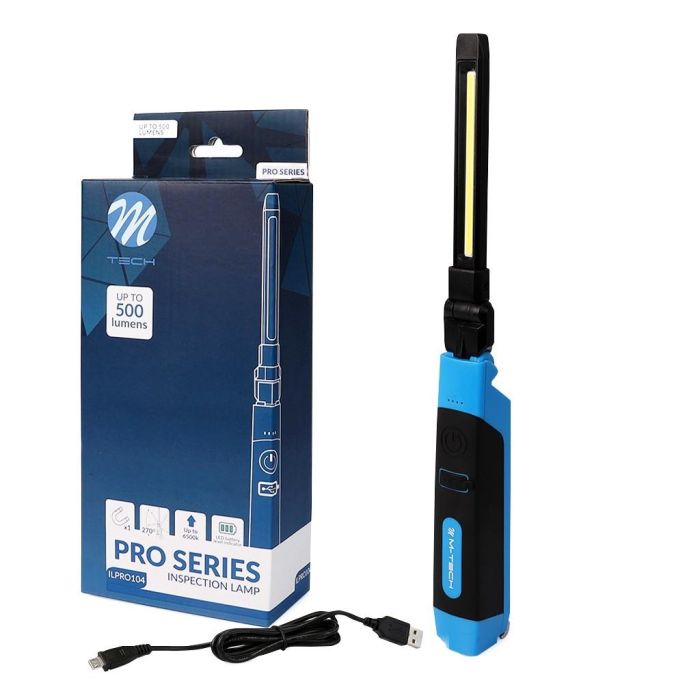 Luz de Trabajo M-Tech ILPRO104 500 lm Negro/Azul Luz de Trabajo M-Tech ILPRO104 500 lm Negro/Azul
