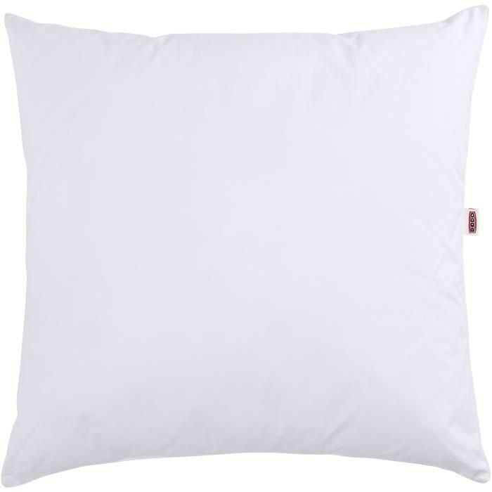 DODO Set de 2 almohadas antiácaros Belle Nuit 60x60 cm blanco 3