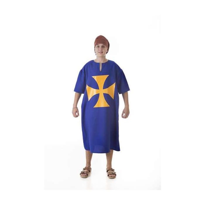 Disfraz adulto túnica medieval azulón m/c talla l 0 Disfraz adulto túnica medieval azulón m/c talla l 0