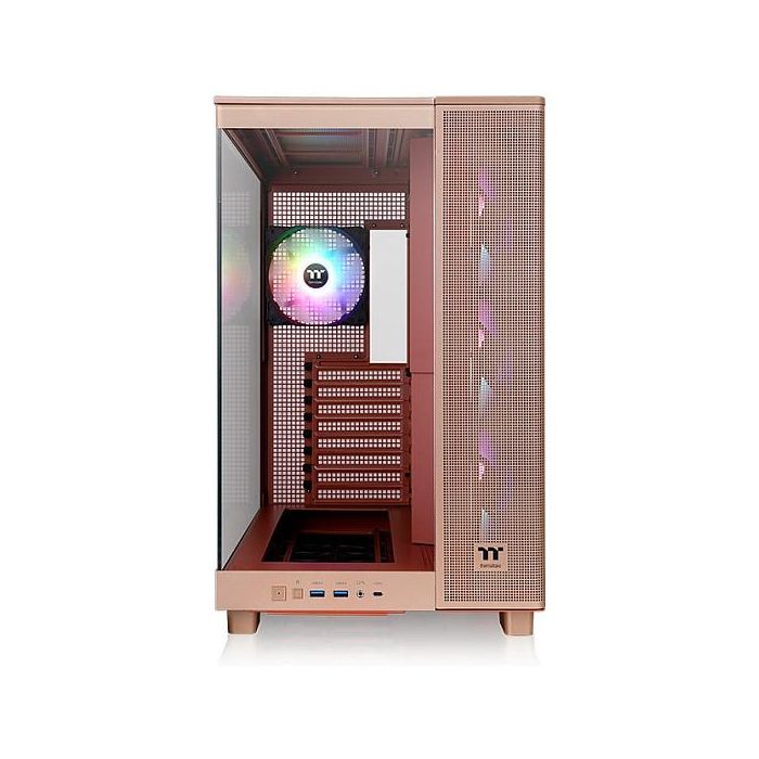 Thermaltake View 380 XL TG ARGB Gravel Sand Midi Tower PC con Panel de Vidrio Templado y Iluminación ARGB 1