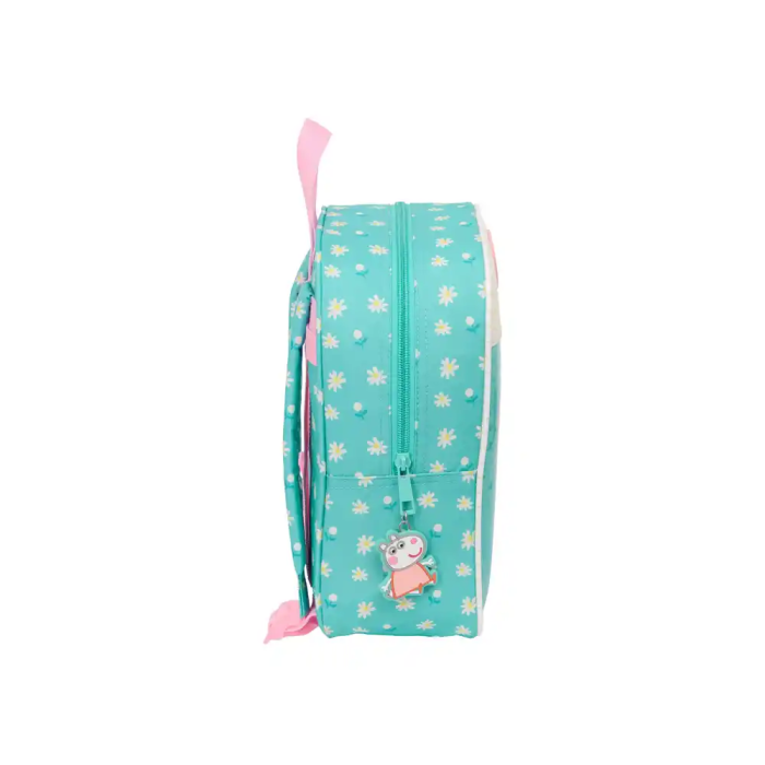 Mochila Infantil Peppa Pig Pretty flowers Amarillo Menta 22 x 27 x 10 cm 2