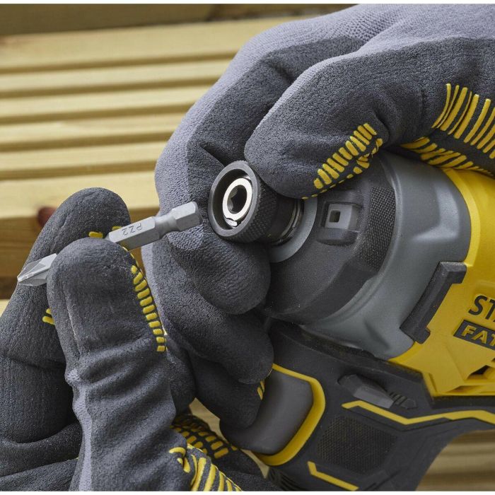 Stanley Fatmax Atornillador de Impacto SFMCF820D2K-QW Brushless Litio 18V 190 Nm 2 Baterías 2Ah 11