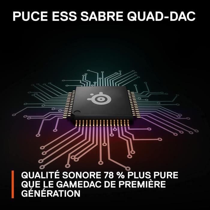 DAC certificado de alta resolución para PC, Xbox y PlayStation - STEELSERIES - GAME DAC GEN 2 Xbox - Negro 4 DAC certificado de alta resolución para PC, Xbox y PlayStation - STEELSERIES - GAME DAC GEN 2 Xbox - Negro 4