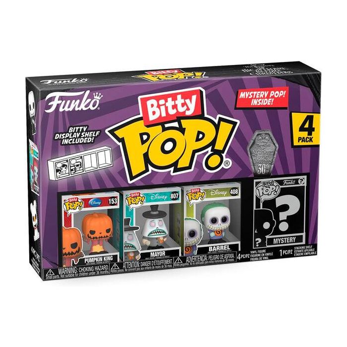 Blister 4 figuras Bitty POP Disney Pesadilla Antes de Navidad Pumpkin King 0 Blister 4 figuras Bitty POP Disney Pesadilla Antes de Navidad Pumpkin King 0