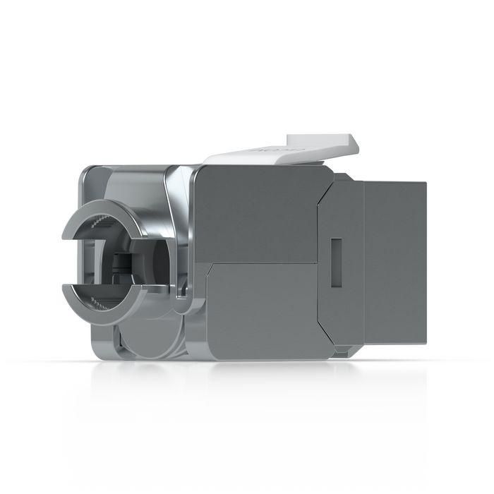 Ubiquiti Keystone Jack Cat6A - Conector Ethernet sin Herramientas, Pack de 12 1